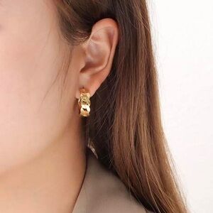 Elegant Gold Hoop Earrings